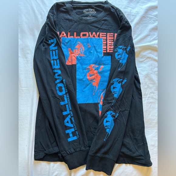 Hot Topic Halloween Long-Sleeve T-Shirt Medium - Picture 2 of 4